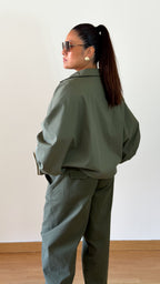 BLUSA BOMBACHA VERDE MILITAR