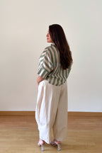 BLUSA RAYAS VERDE