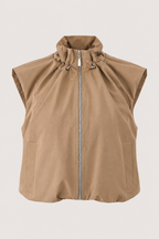 CHALECO BOMBER CAMEL