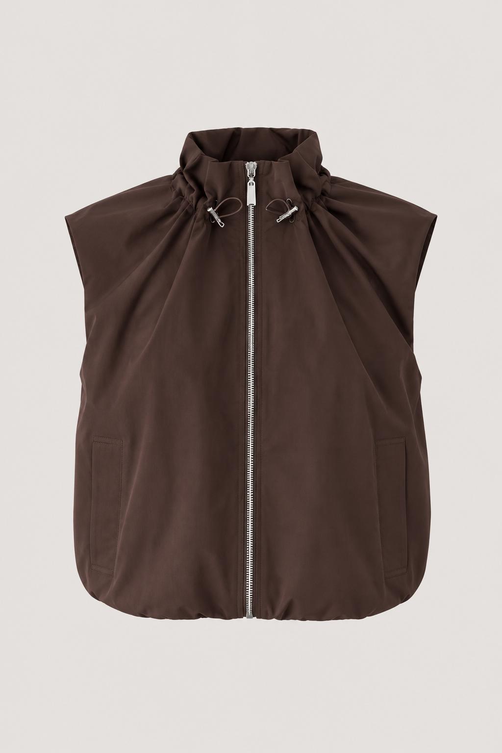 CHALECO BOMBER MARRÓN