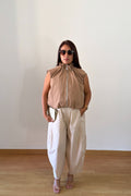 PANTALÓN BARREL BEIGE